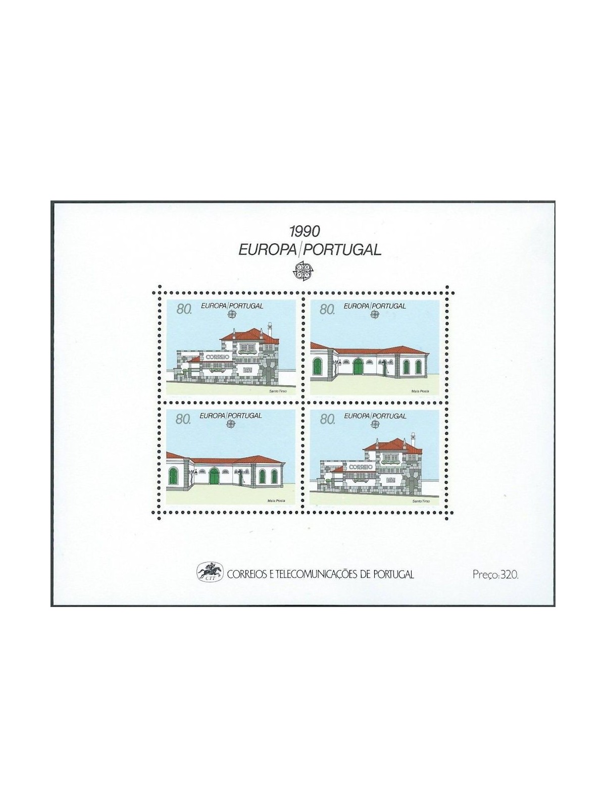 PORTUGAL 1990 Europe s/s MNH**