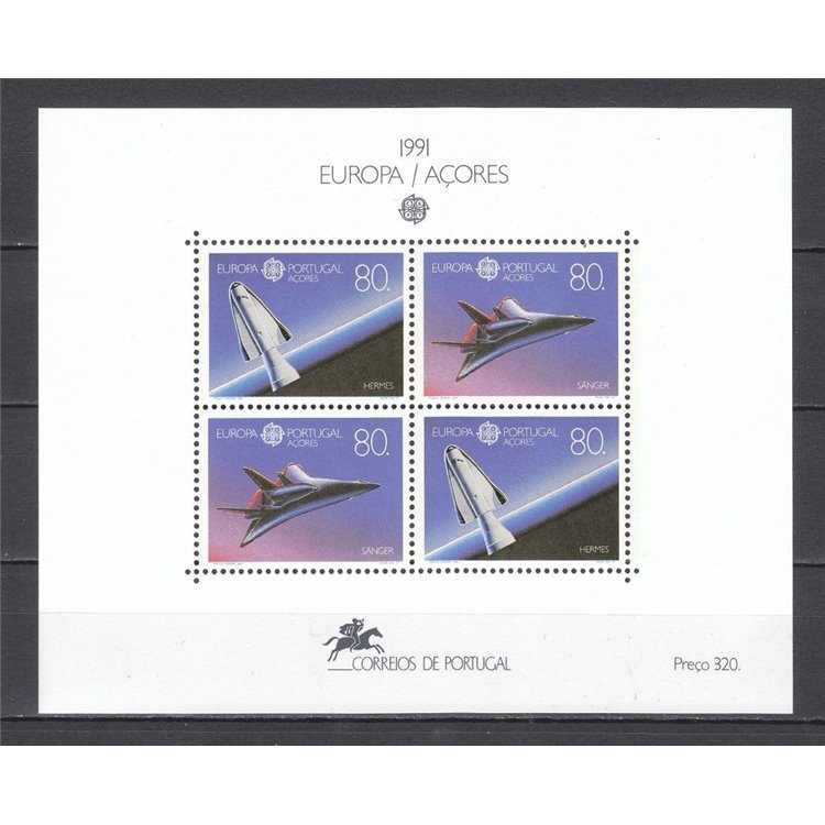 AZORES 1991 Europe s/s MNH**