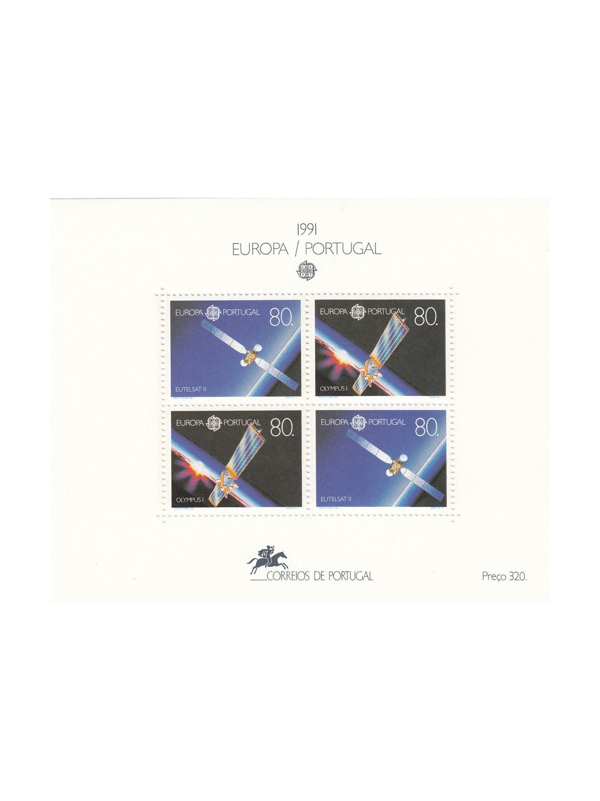 PORTUGAL 1991 Europe s/s MNH**