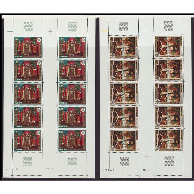 FRENCH ANDORRA 1975 Europe 2 m/s MNH**