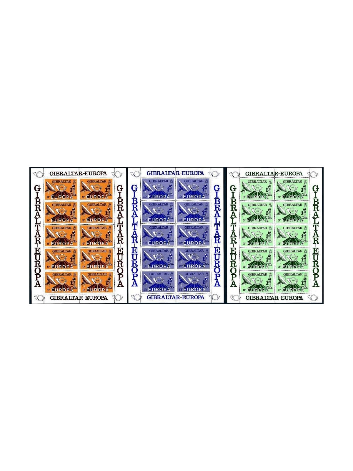 GIBILTERRA 1979 Europa 3 MF MNH**