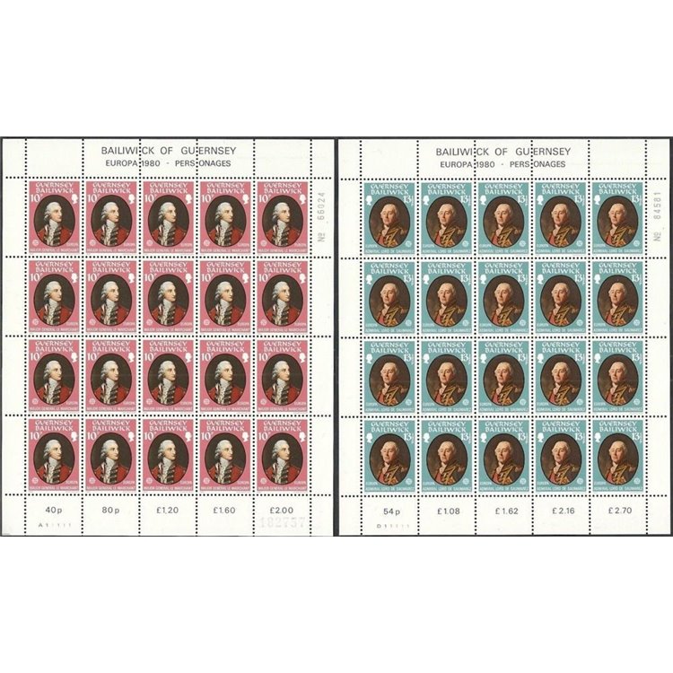 GUERSEY 1980 Europe 2 m/s MNH**