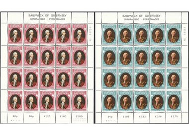 GUERSEY 1980 Europa 2 MF MNH**