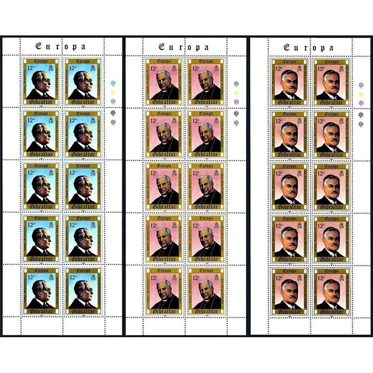 GIBRALTAR 1980 Europe 3 m/s MNH**