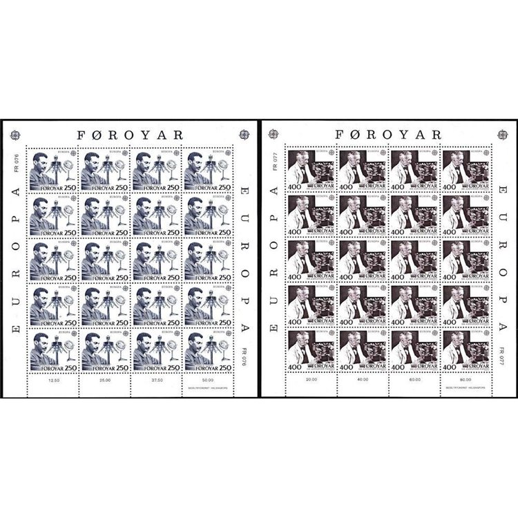 FAROERS 1983 Europe 2 m/s MNH**