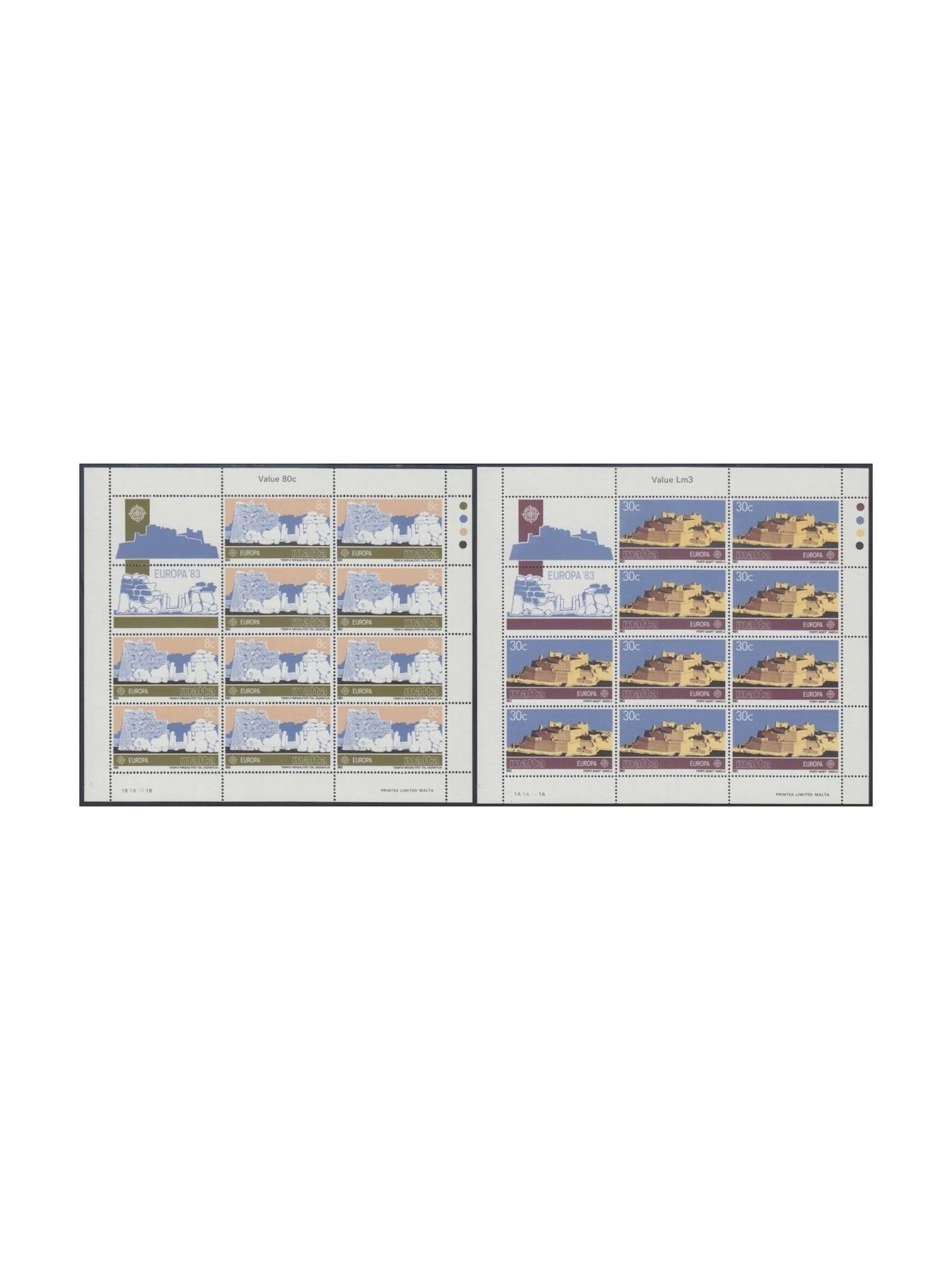 MALTA 1983 Europe 2 m/s MNH**