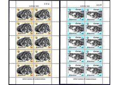 GIBILTERRA 1983 Europa 2 MF MNH**