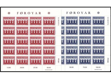 FAROERS 1984 Europe 2 m/s MNH**