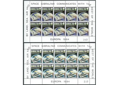 GIBRALTAR 1984 Europe 2 m/s MNH**