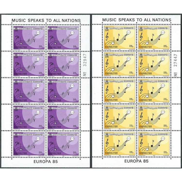 GIBRALTAR 1985 Europe 2 m/s MNH**