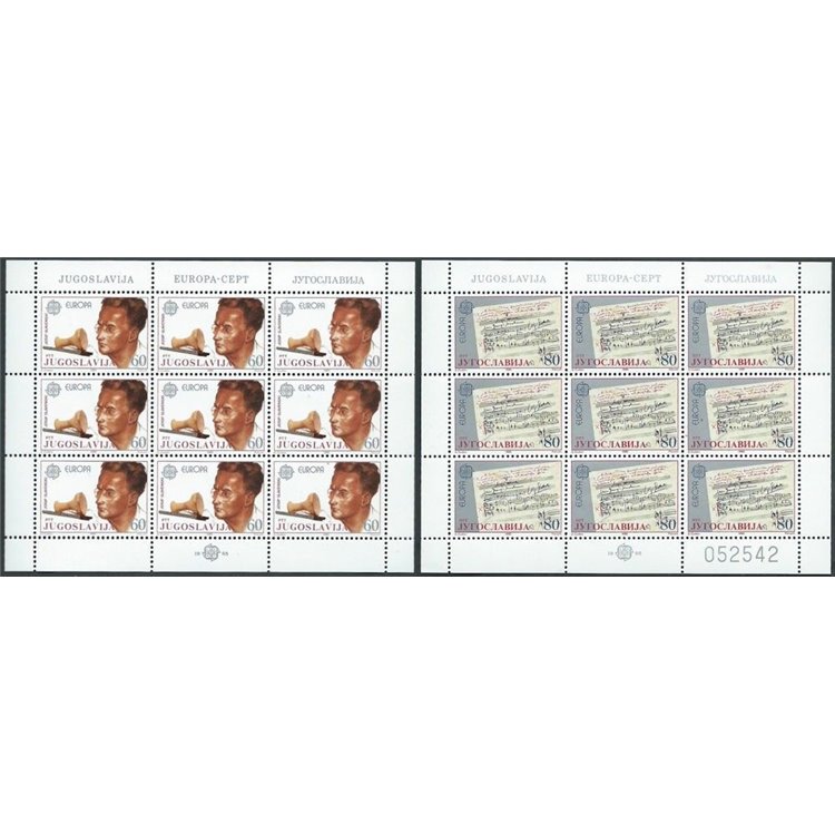 YUGOSLAVIA 1985 Europe 2 m/s MNH**