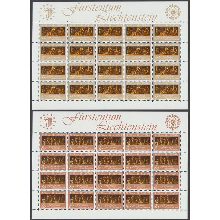 LIECHTENSTEIN 1985 Europa 2 MF MNH**