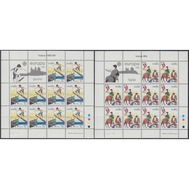 MALTA 1981 Europe 2 m/s MNH**