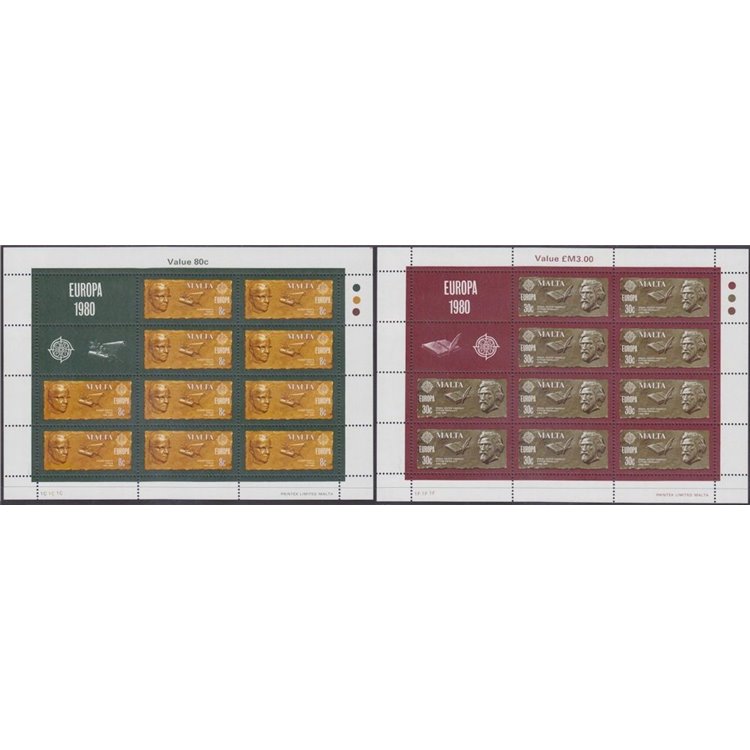 MALTA 1980 Europe 2 m/s MNH**