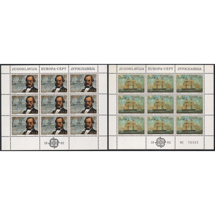 YUGOSLAVIA 1982 Europe 2 m/s MNH**
