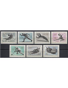 AUSTRIA 1963 Olimpiadi invernali di Innsbruck 7v MNH**