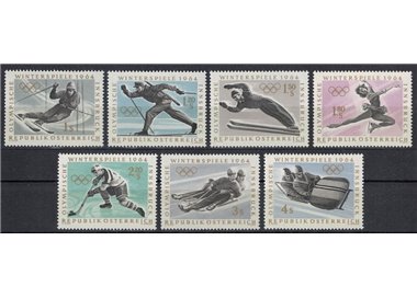 AUSTRIA 1963 Innsbruck Winter Olympics 7v MNH**