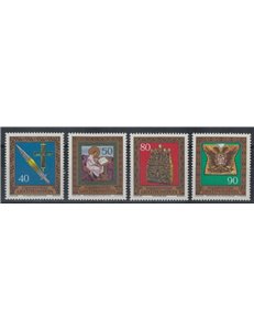 LIECHTENSTEIN 1977 Imperial Treasury of Vienna 4v MNH**