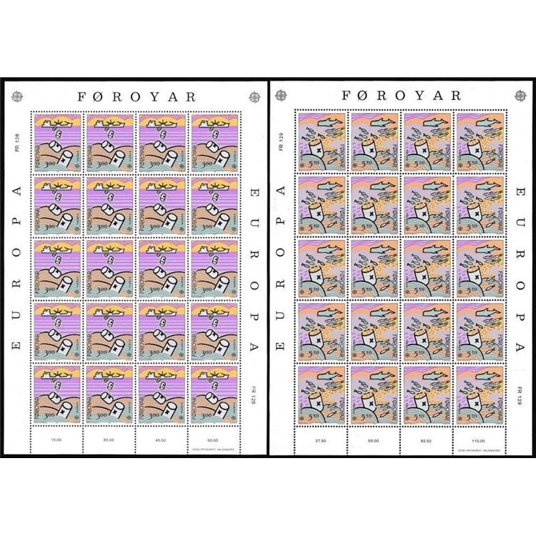 FAEROER 1986 Europa 2 MF MNH**