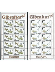 GIBILTERRA 1986 Europa 2 MF MNH**