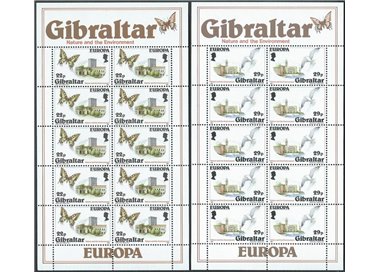 GIBILTERRA 1986 Europa 2 MF MNH**