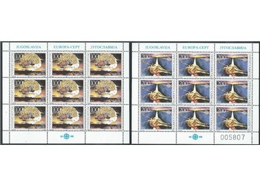 JUGOSLAVIA 1986 Europa 2 MF MNH**