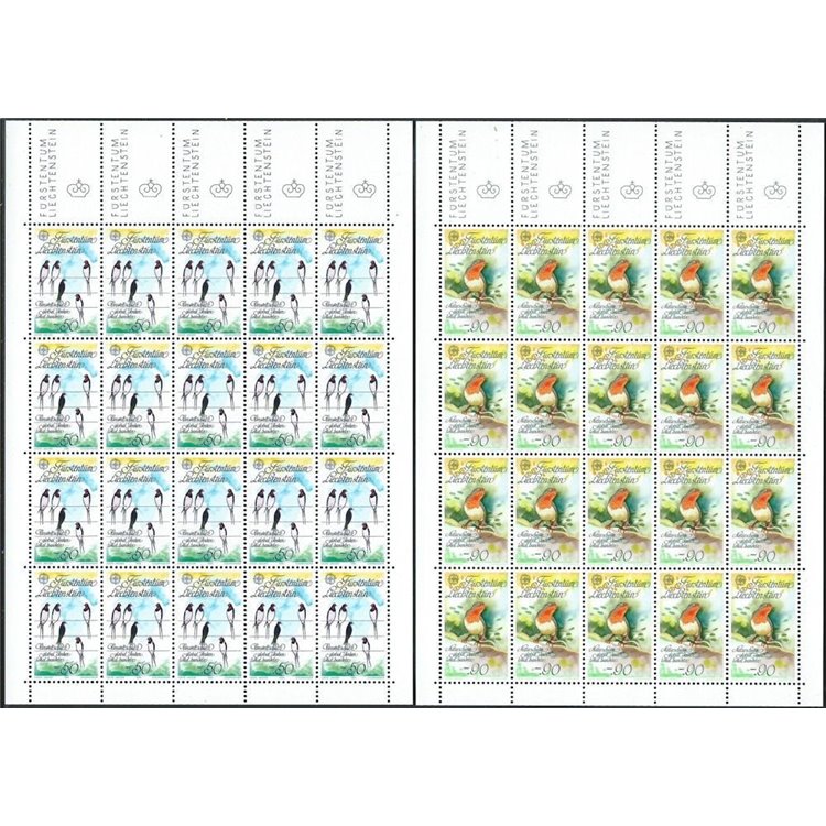 LIECHTENSTEIN 1986 Europa 2 MF MNH**
