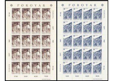 FAROERS 1987 Europe 2 m/s MNH**