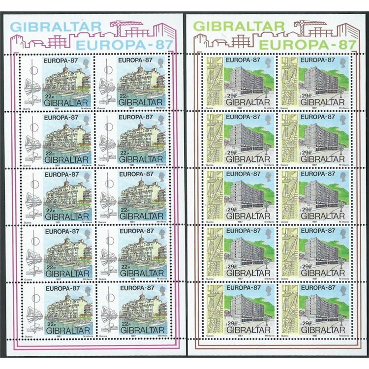 GIBRALTAR 1987 Europe 2 m/s MNH**