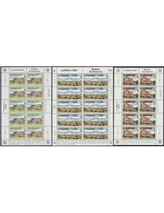 JERSEY 1987 Europa 3 MF MNH**