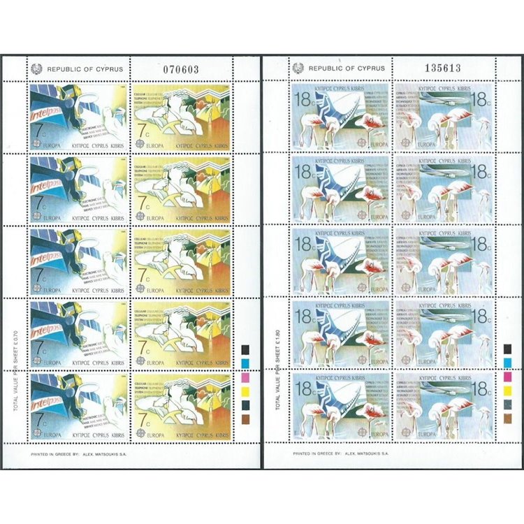 CIPRO 1988 Europa 2 MF MNH**