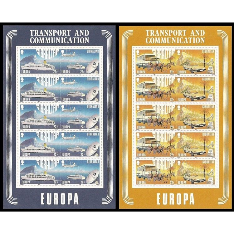 GIBILTERRA 1988 Europa 2 MF MNH**