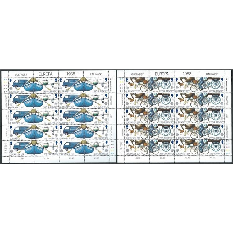 GUERNSEY 1988 Europe 2 m/s MNH**