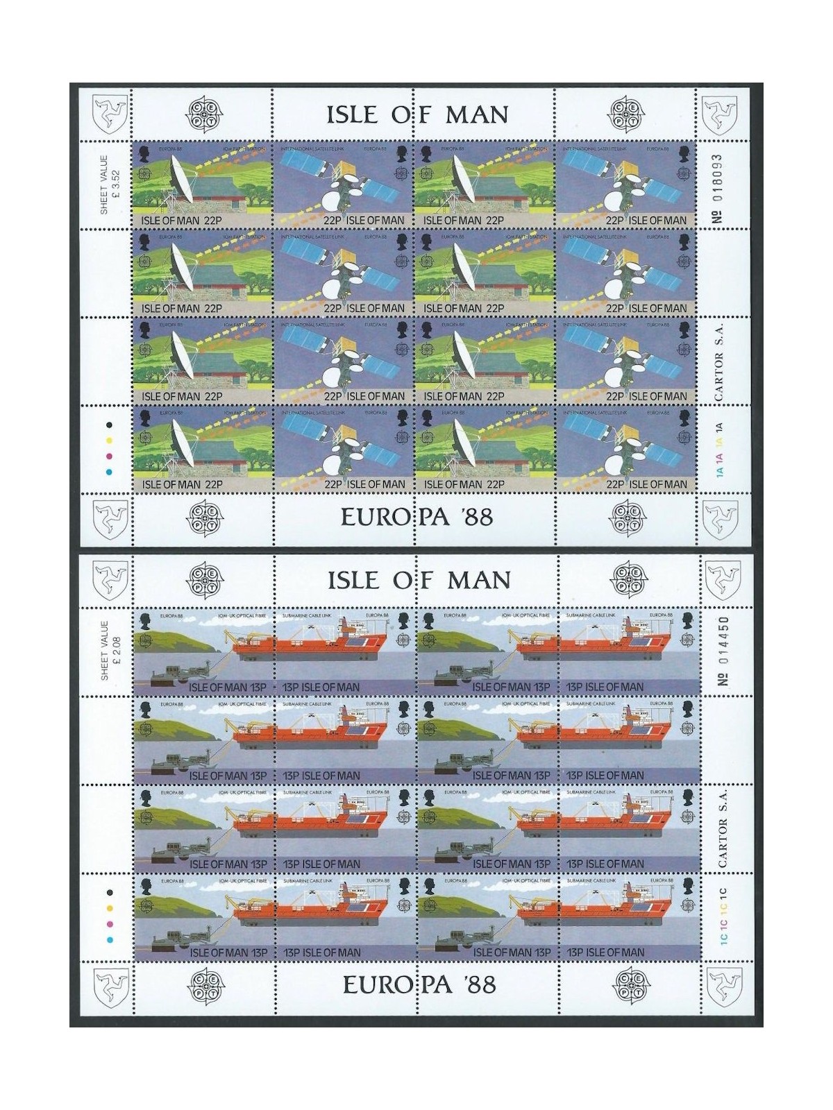 MAN 1988 Europe 2 m/s MNH**