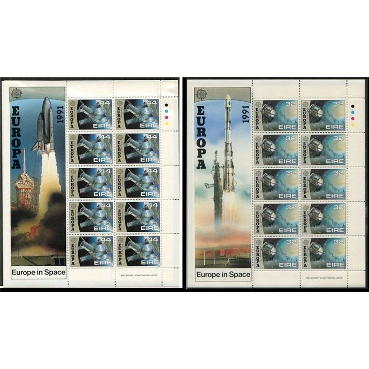 IRLANDA 1991 Europa 2 MF MNH**