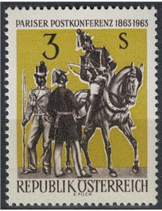 AUSTRIA 1963 Postal Conference MNH**
