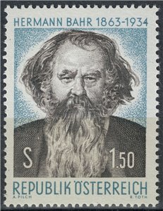 AUSTRIA 1963 Hermann Bahr MNH**