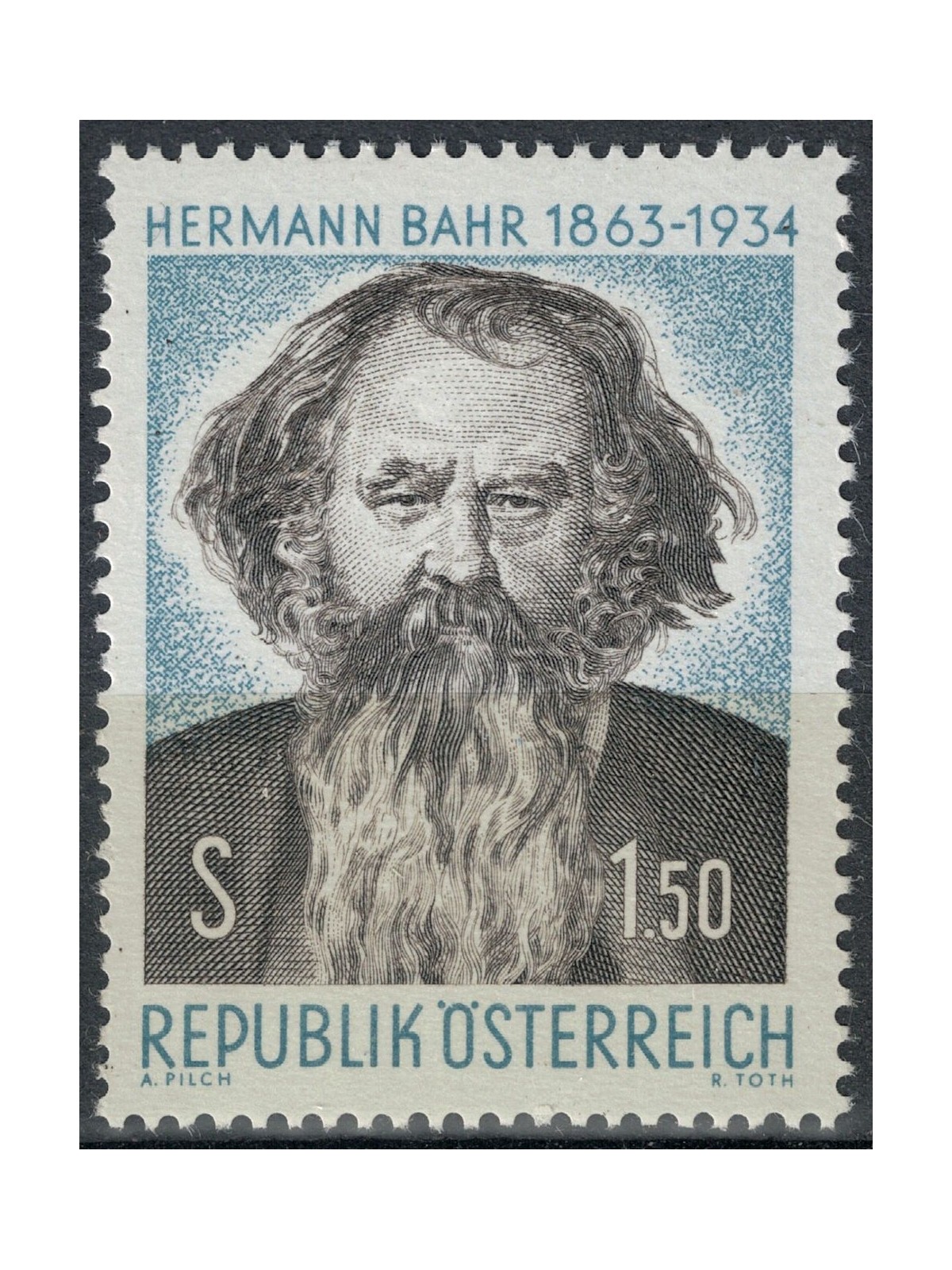 AUSTRIA 1963 Hermann Bahr MNH**