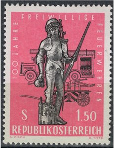 AUSTRIA 1963 Pompieri volontari MNH**