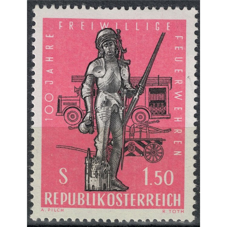 AUSTRIA 1963 Volunteer Firefighters MNH**