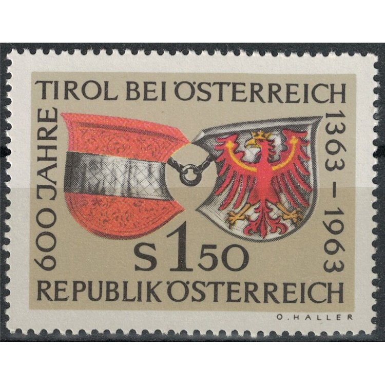 AUSTRIA 1963 Integrazione del Tirolo MNH**