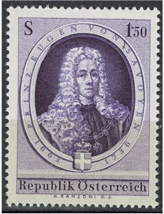 AUSTRIA 1963 Principe Eugenio di Savoia MNH**