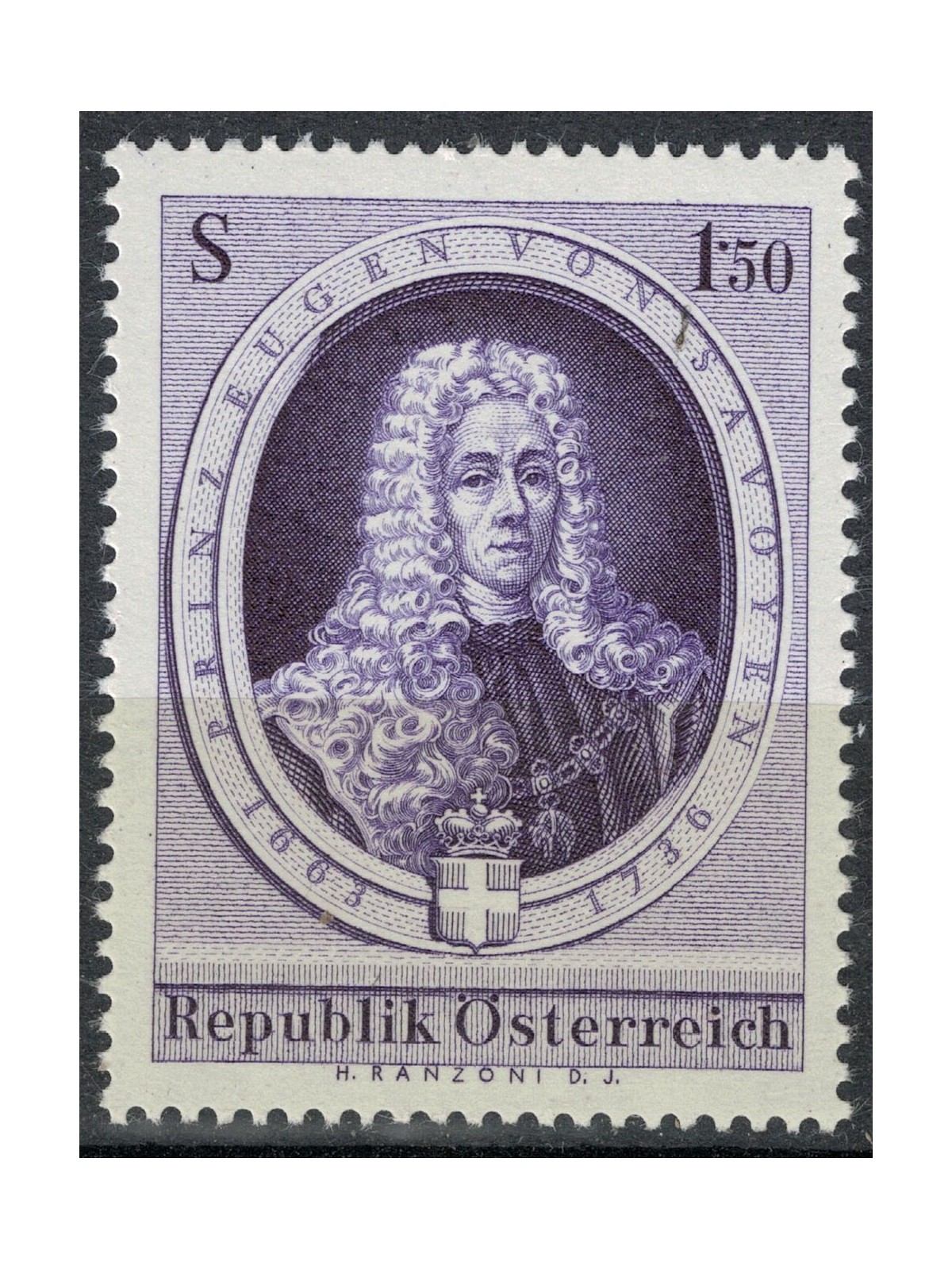AUSTRIA 1963 Prince Eugene of Savoy MNH**