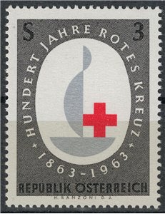 AUSTRIA 1963 Croce Rossa MNH**