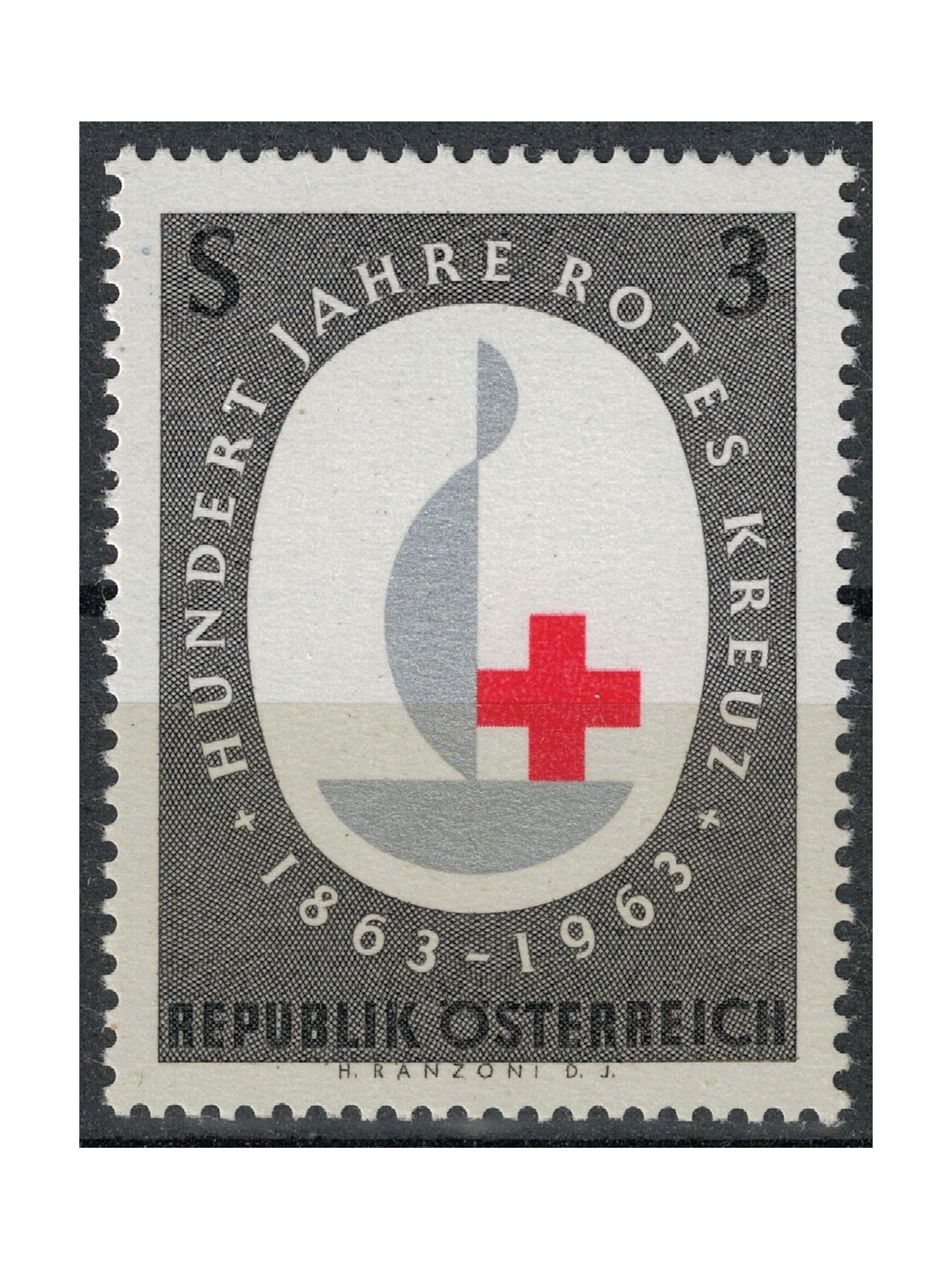 AUSTRIA 1963 Croce Rossa MNH**