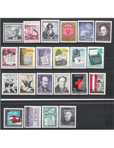 AUSTRIA 1965 Annata completa 22v MNH**
