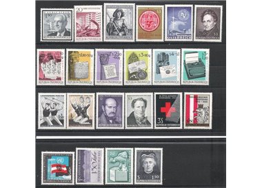 AUSTRIA 1965 Complete vintage 22v MNH**