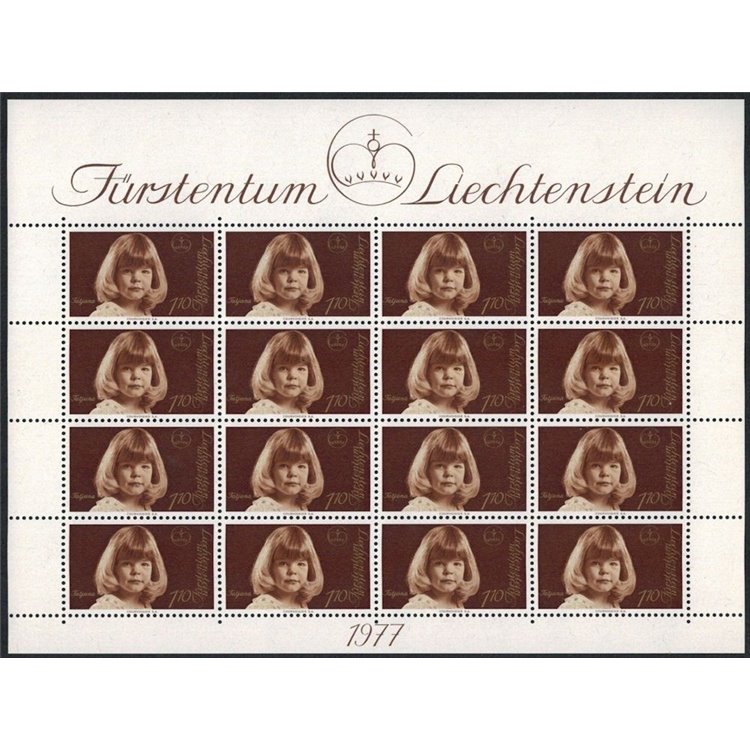 LIECHTENSTEIN 1977 Principessa Tatjana MF MNH**