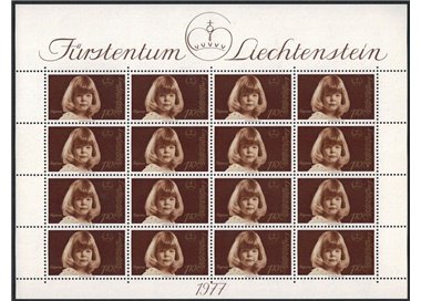 LIECHTENSTEIN 1977 Princess Tatjana m/s MNH**
