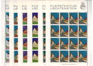 LIECHTENSTEIN 1978 Edifici caratteristici (1) 6 MF MNH**